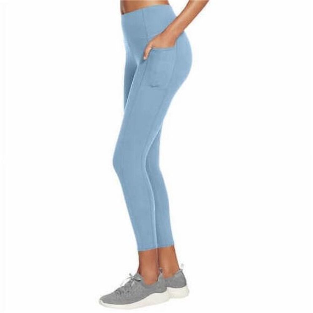 Skechers designer Womens 7/8 Gowalk Tight (Blue, XX-Large) - Picture 3 of 4